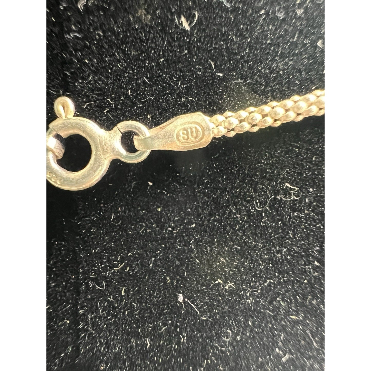 Vintage Sterling Silver 925 Italy Round Chain Necklace 18” Princess Length Gift