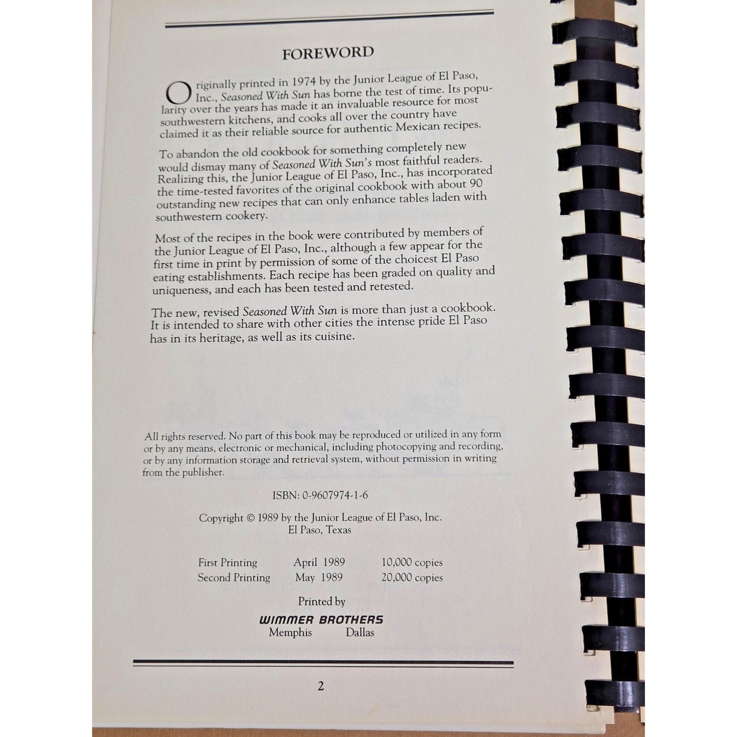 Seasoned With Sun: Vintage El Paso Junior League Cookbook - Southwest Recipes