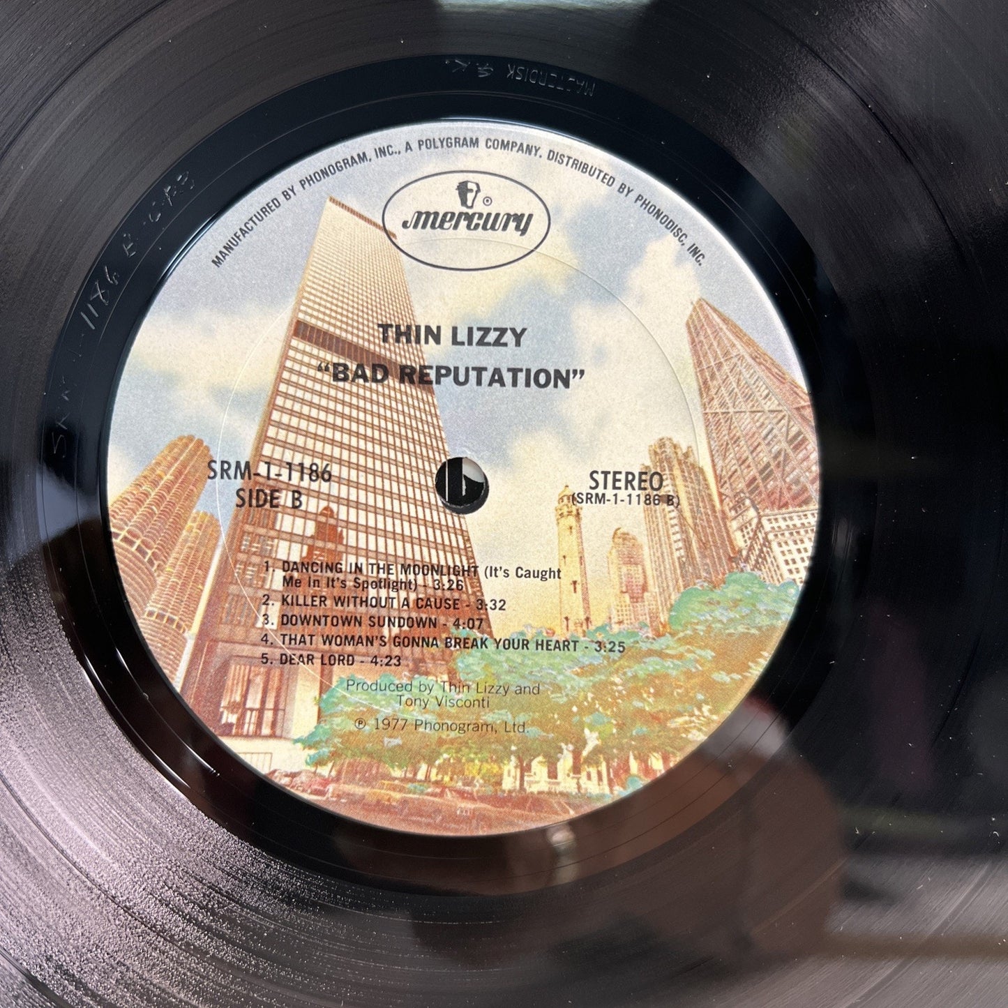 1977 Thin Lizzy ‎Bad Reputation LP Vinyl Record Album