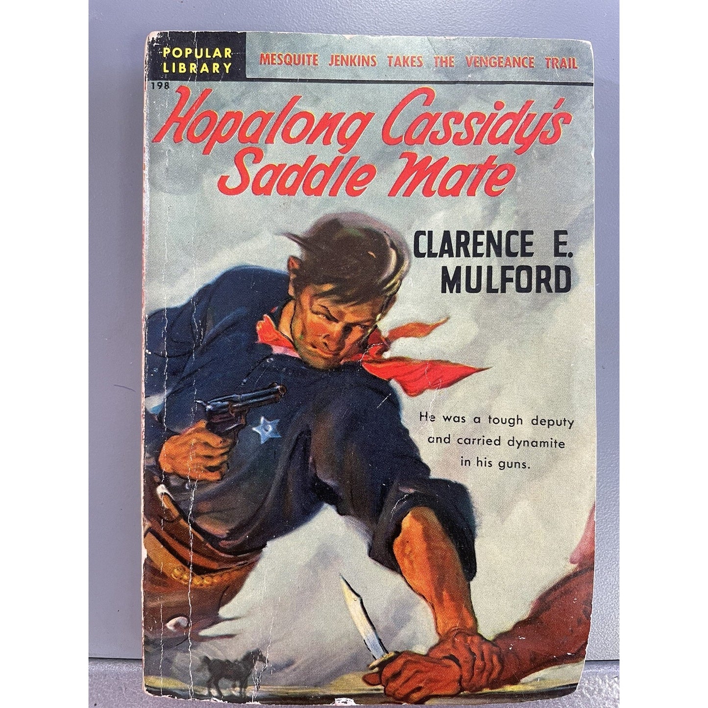 RARE Hopalong Cassidy's Saddle Mate (Pop Library #198) Paperback Excellent 1926