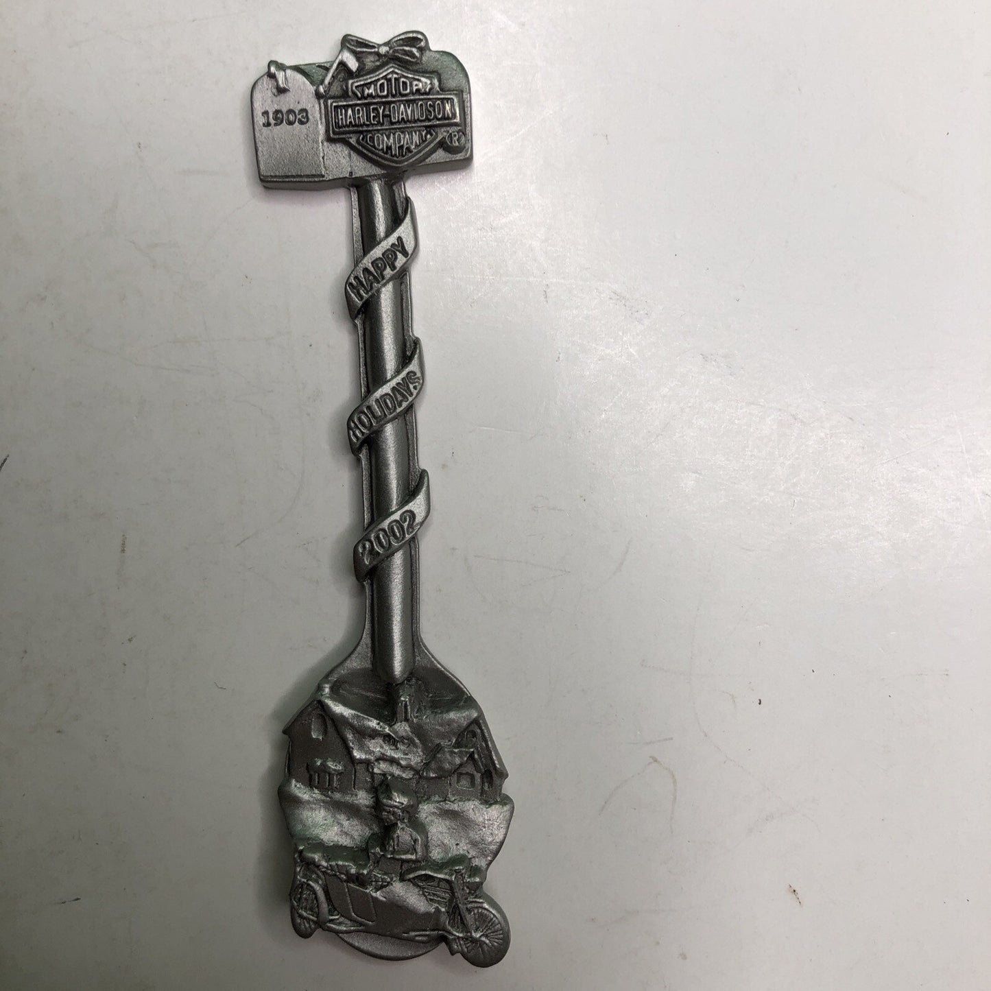 2002 HARLEY DAVIDSON Limited Edition PEWTER SPOON #3074 of 5000