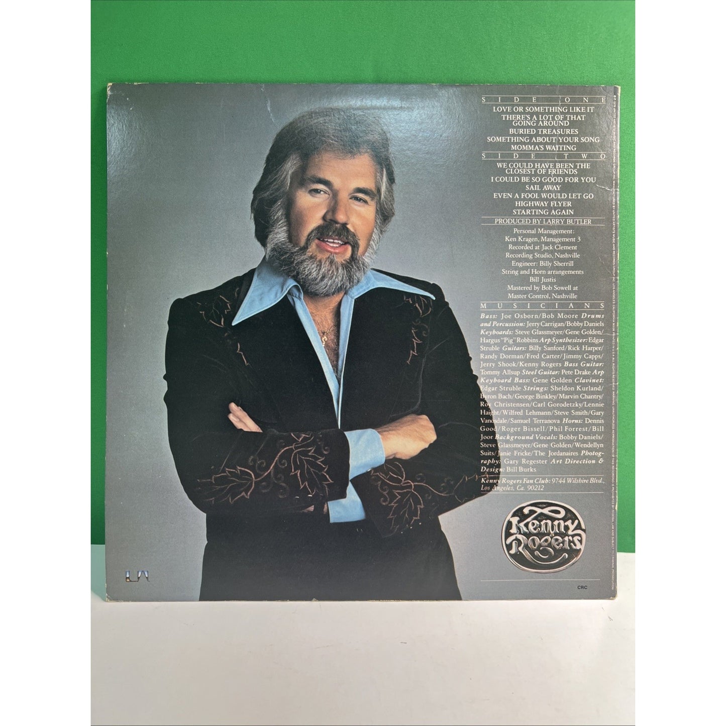 Kenny Rogers - Love or Something Like It Vinyl Record LP United Artists