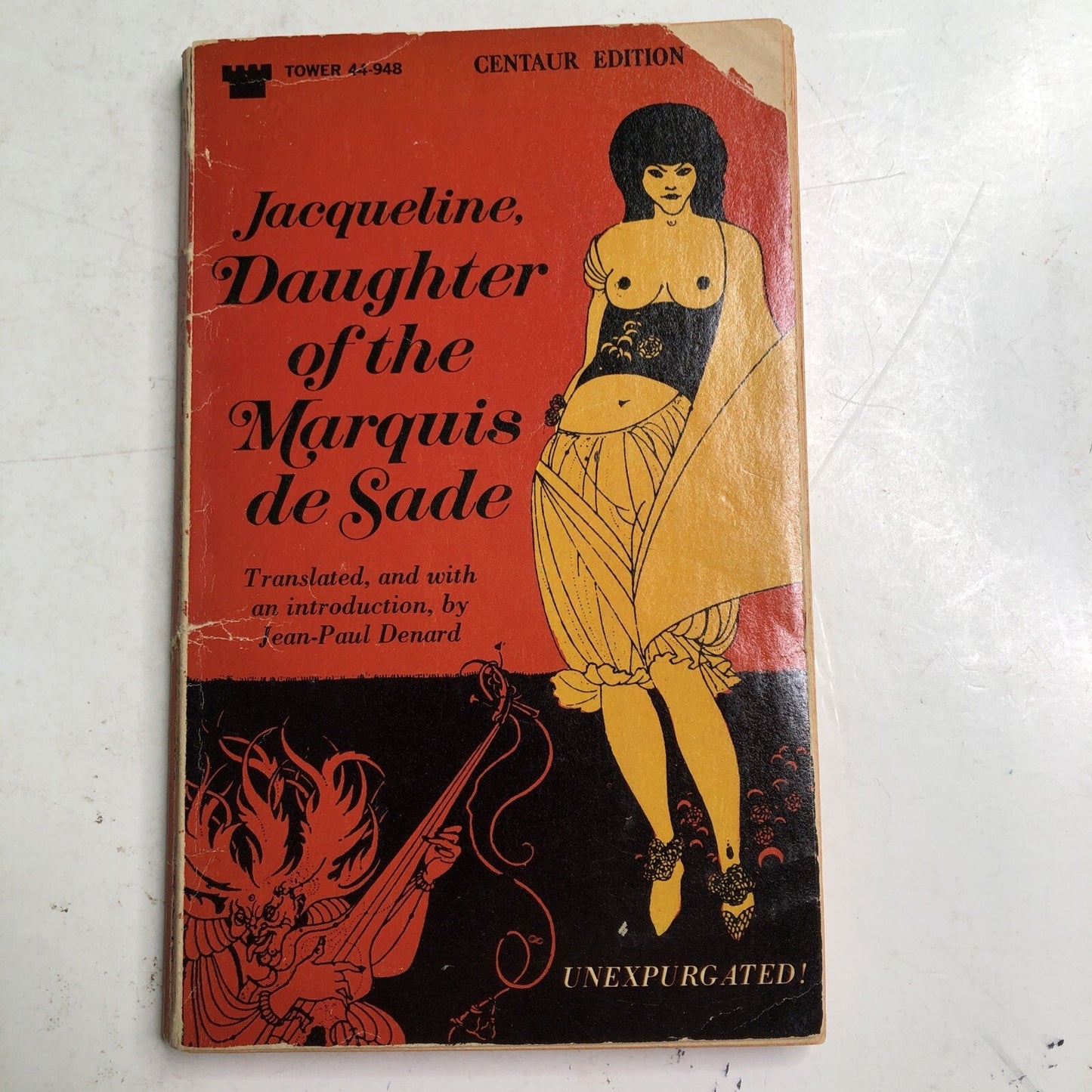 Jacqueline, Daughter of the Marquis de Sade 1968 PB by Jean-Paul Denard