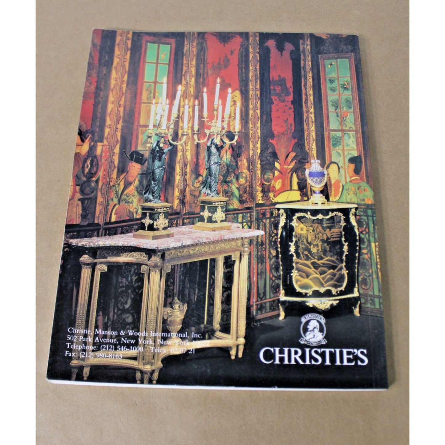 Christie's Important French Continental Furniture, Clocks, Porcelain, Nov. 1990
