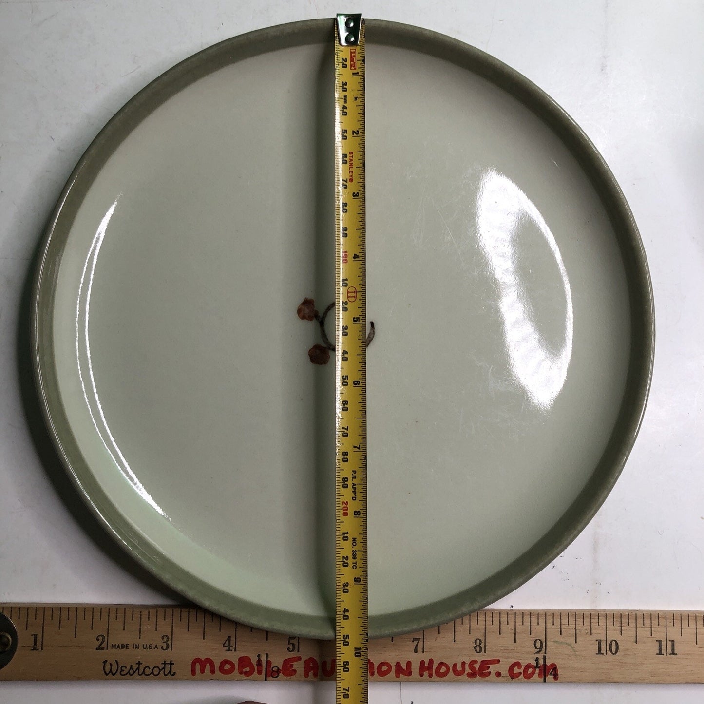 Winfield Gabriel Pasadena Pottery 10” Dinner Plate Twig & Tweed #227 Handmade