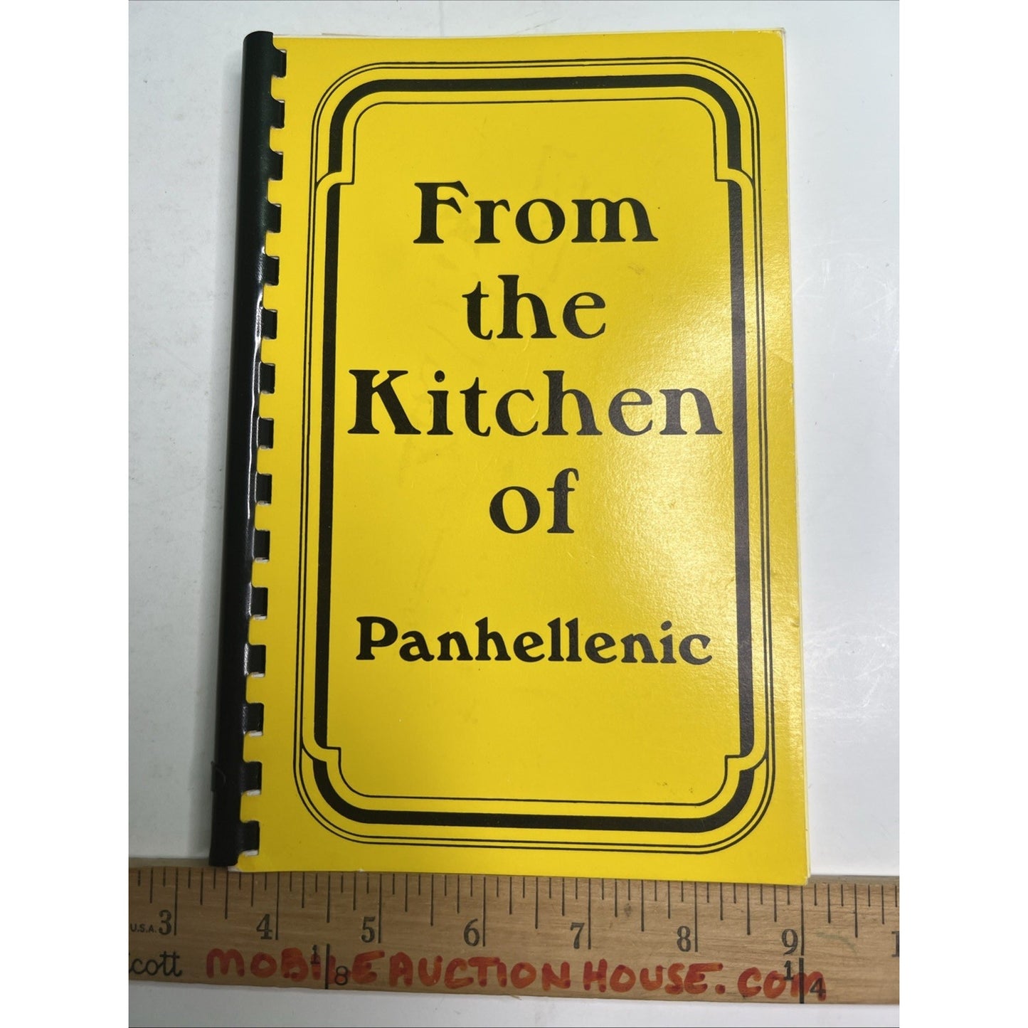 1989 Cookbook From The Kitchen Of Panhellenic Recipes Fraternity Sorority