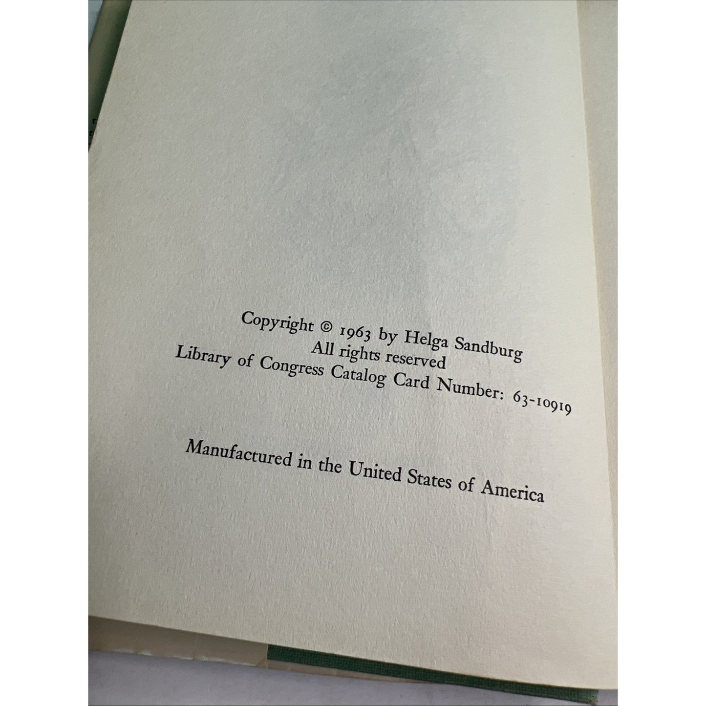 Blueberry by Helga Sandburg 1963 Hardcover With Dust Jacket