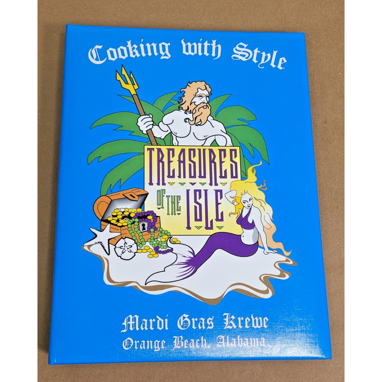 2008 Treasures of the Isle Mardi Gras Cookbook - Orange Beach AL Coastal Recipes
