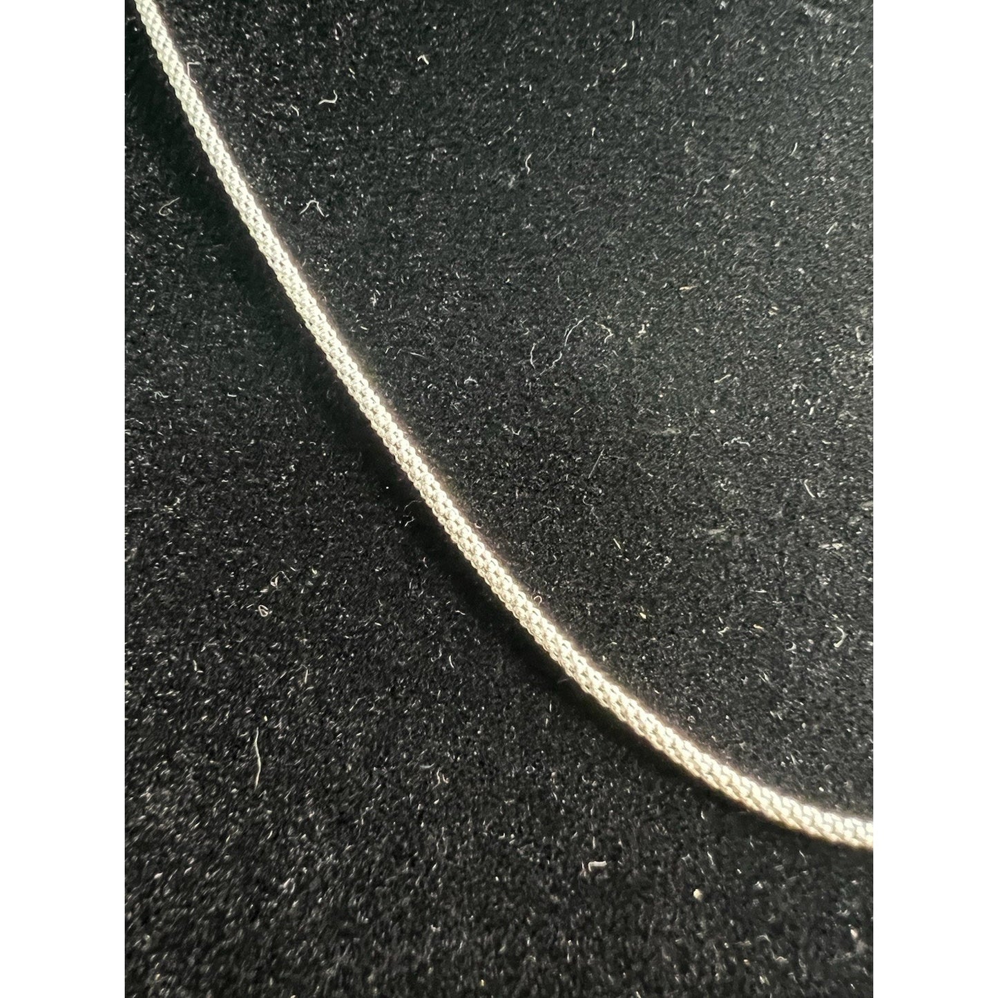 Vintage Sterling Silver 925 Italy Round Chain Necklace 18” Princess Length Gift