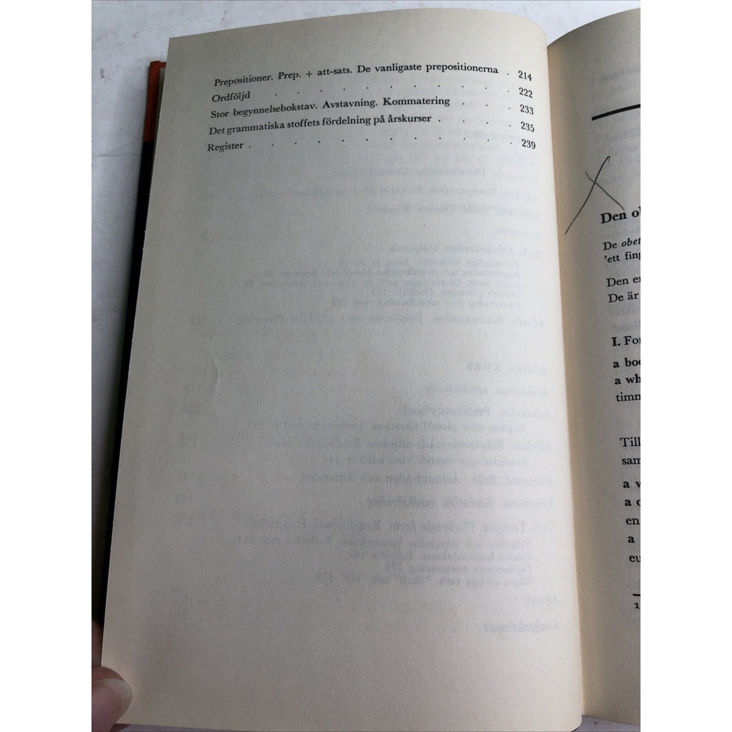 ENGELSK GRAMMATIK (1962) by Im. Bjorkhagen Hardcover