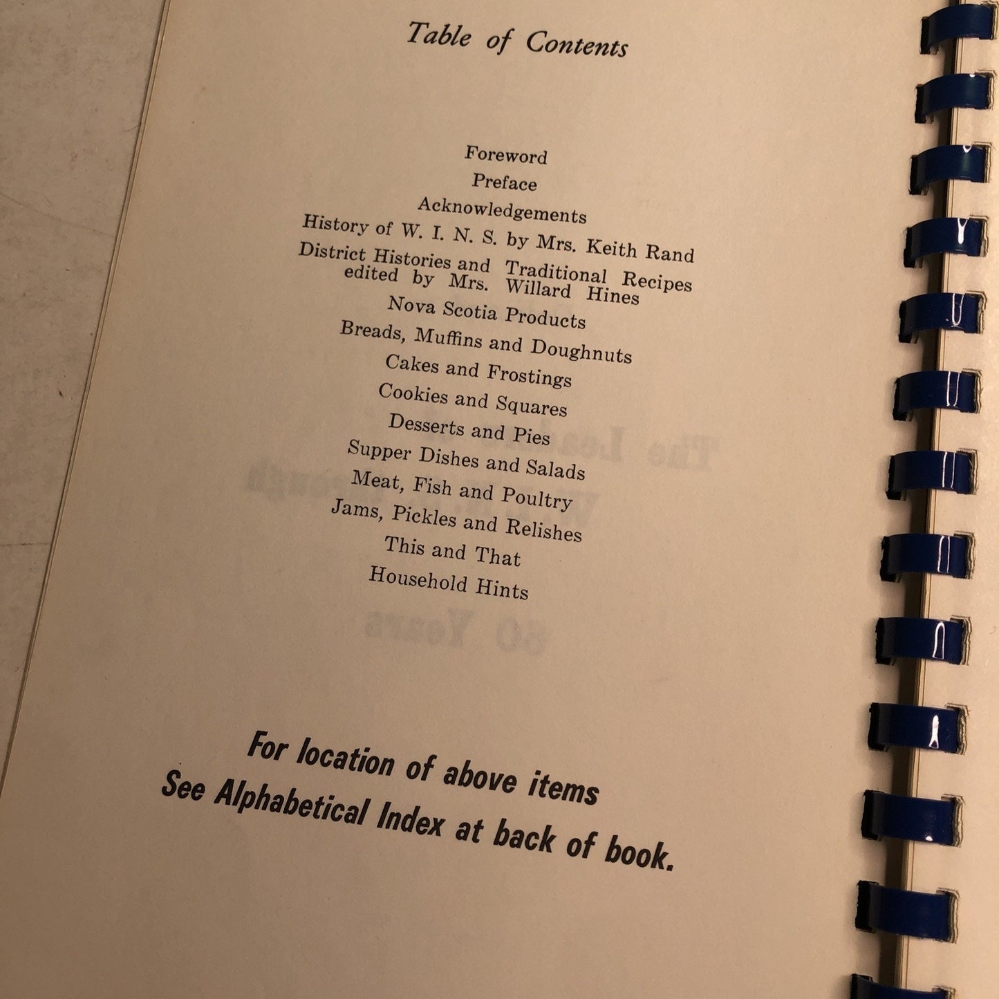 Women's Institutes of Nova Scotia 1963 History Cookbook 1980 Reprint Illustrated