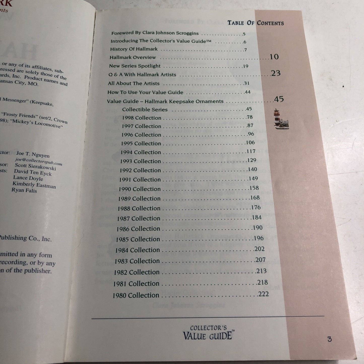 Hallmark Keepsake Ornaments Collector's Value Guide Handbook 1998 Market Price