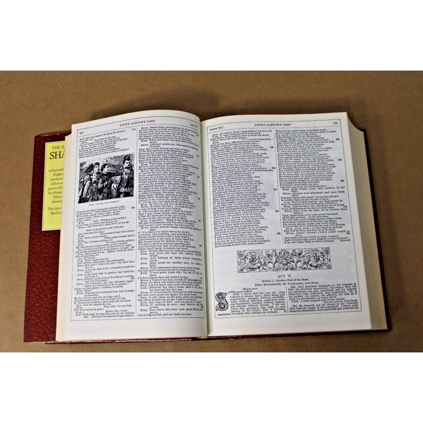 The Illustrated Stratford Shakespeare, All 37 Plays, 160 Sonnets & Poems, HC/ DJ