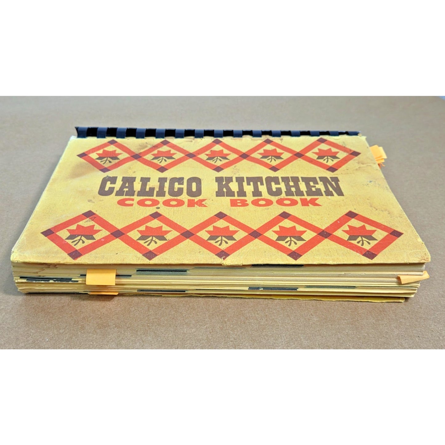 Vintage 1974 Calico Kitchen Cookbook - Fort Worth Child Study Center Auxiliary