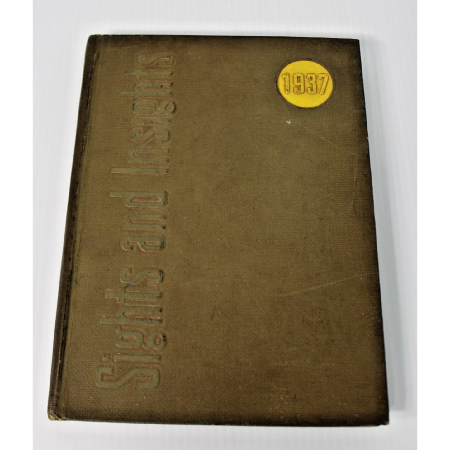 Vintage 1937 Salem Womens College "Sights & Insights" Yearbook Winston-Salem NC