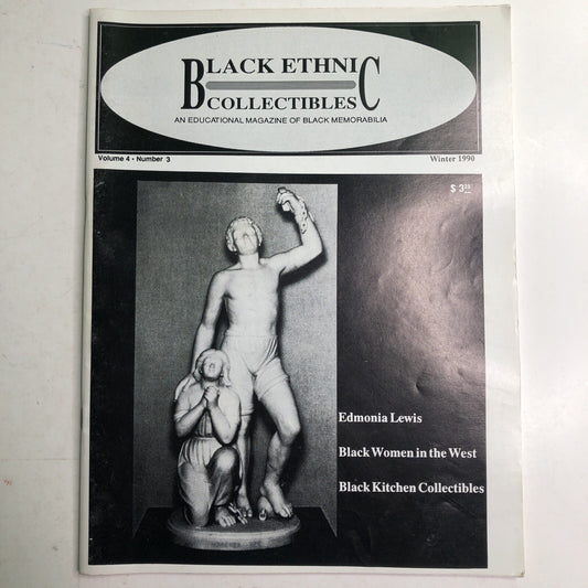 Vintage Black Ethnic Collectibles Magazine Winter 1990 Volume 4 Number 3