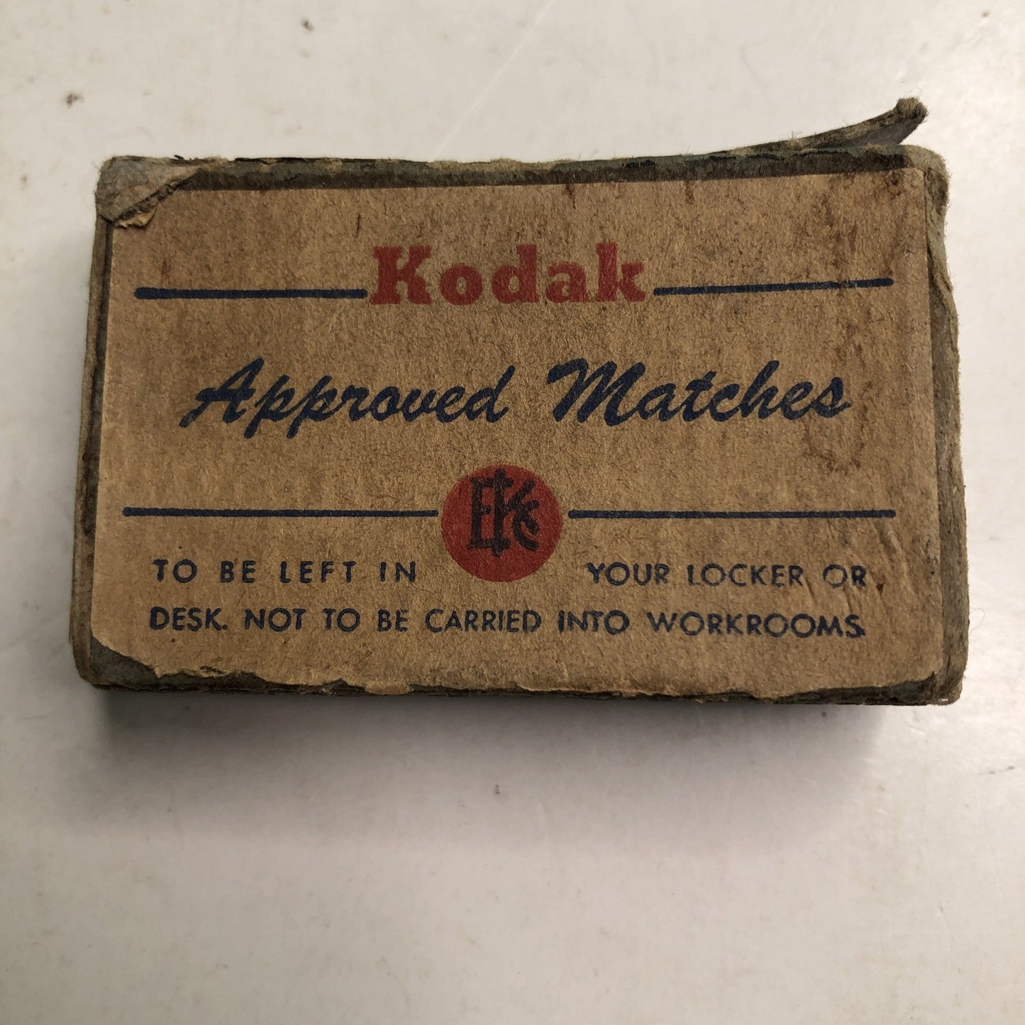 Vintage Original KODAK APPROVED MATCHES Box NOVELTY Altered Art