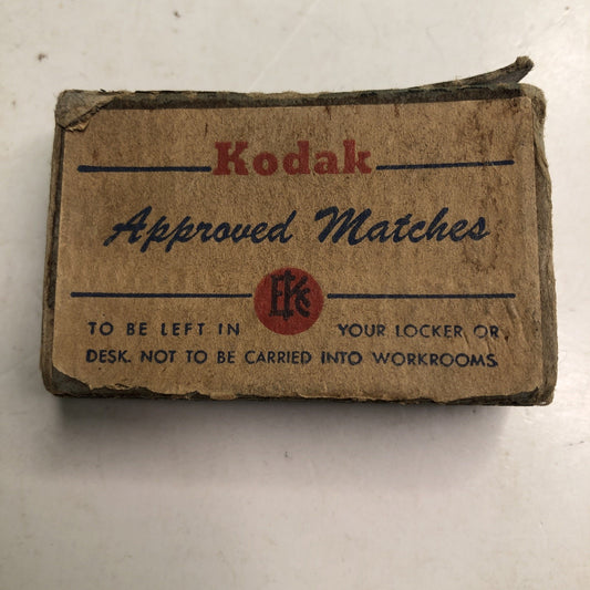 Vintage Original KODAK APPROVED MATCHES Box NOVELTY Altered Art
