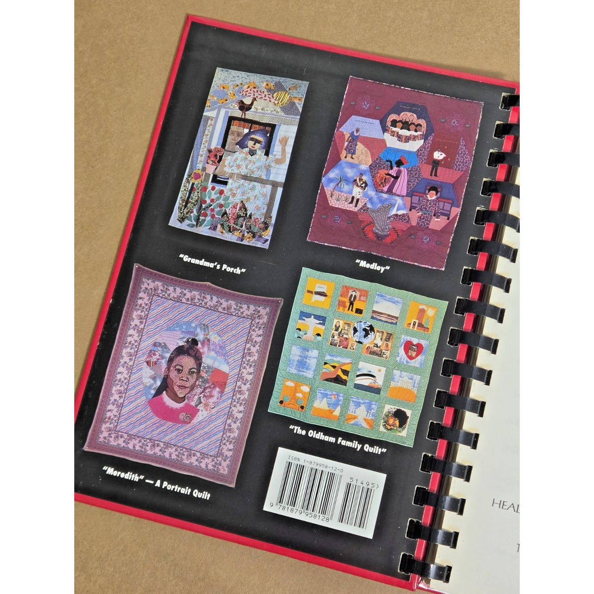 Vintage 1993 Black Family Dinner Quilt Cookbook - Faith Ringgold Art - NCNW