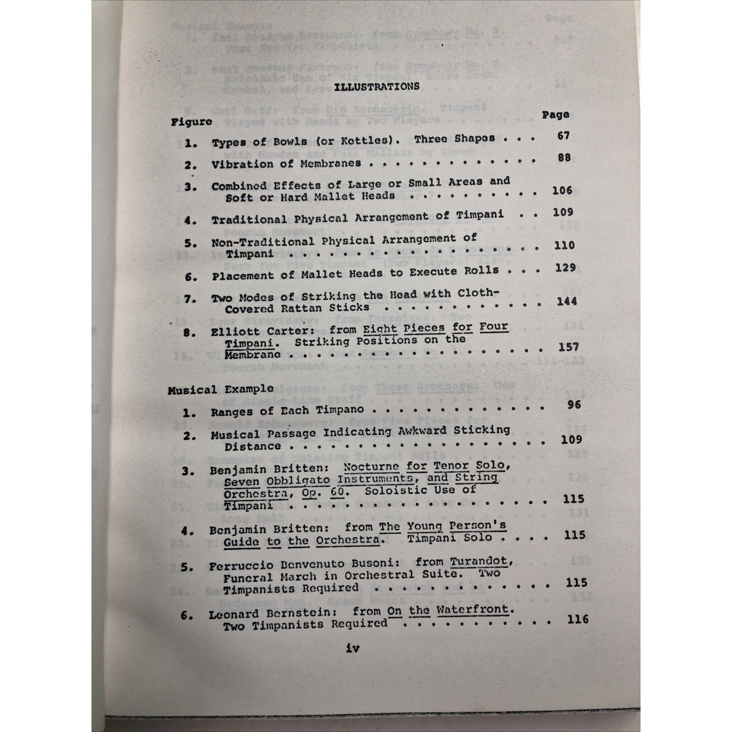 SIGNED Timpani Scoring Techniques In The Twentieth Century John James Papastefan
