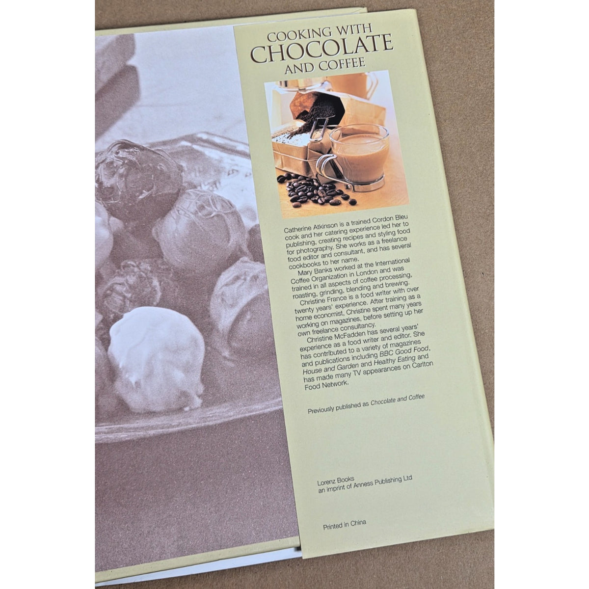 Cooking with Chocolate and Coffee Cookbook - 250+ Recipes Hardcover 2005