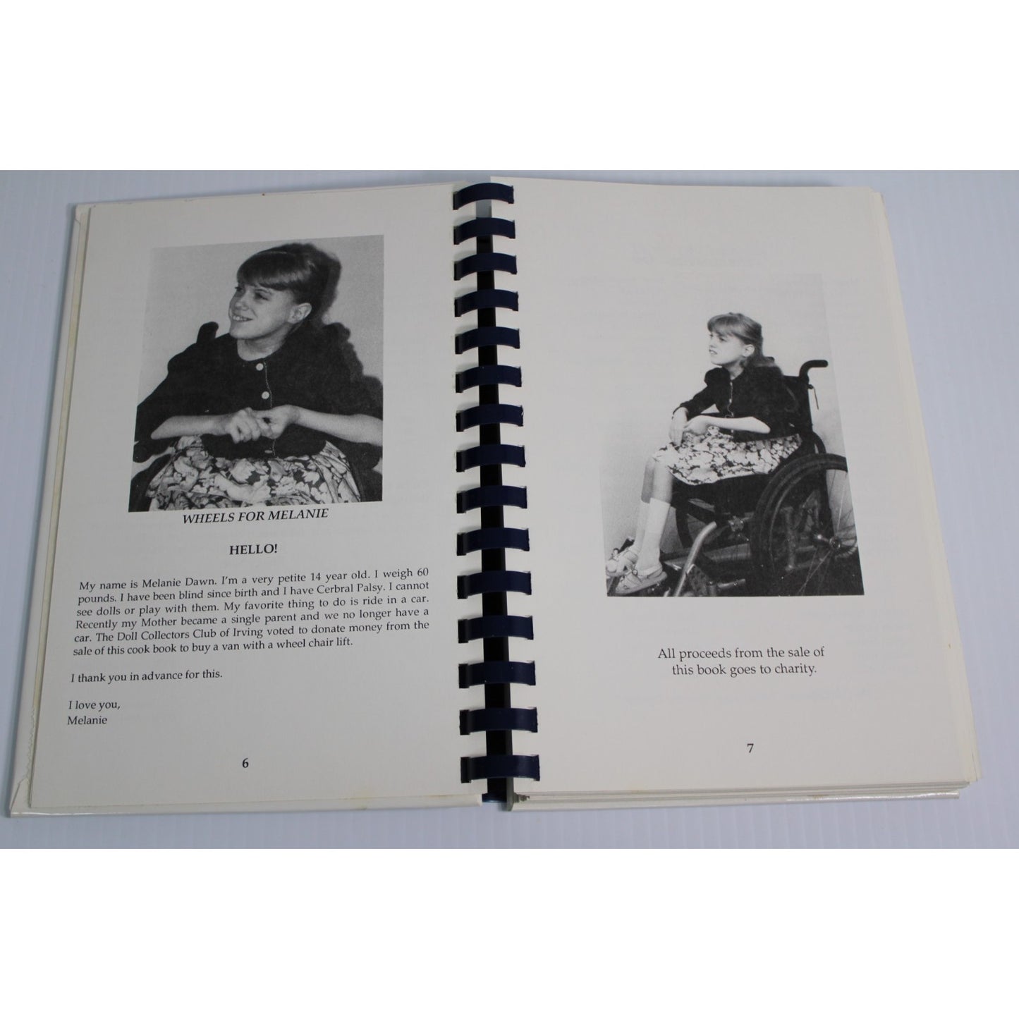 Vintage 1992 Doll Collectors Club of Irving Texas Cookbook Our Favorite Recipes