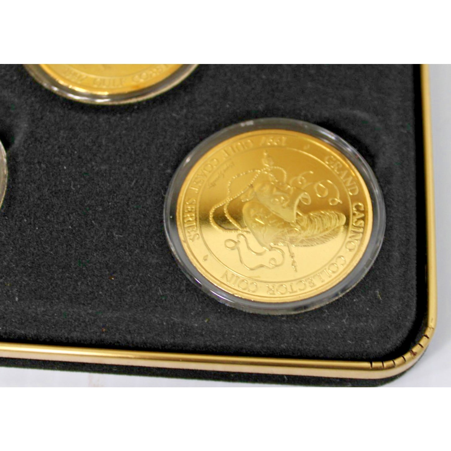 Vintage 1997 Grand Casino Gulf Coast Series Collector Coin Set Limited Edition