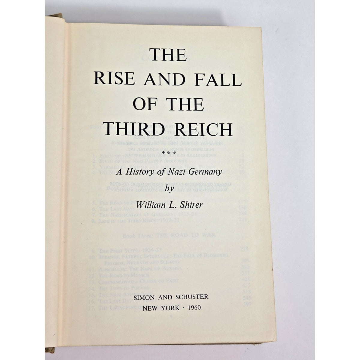 1960 The Rise and Fall of the Third Reich William L Shirer Vintage Hardcover