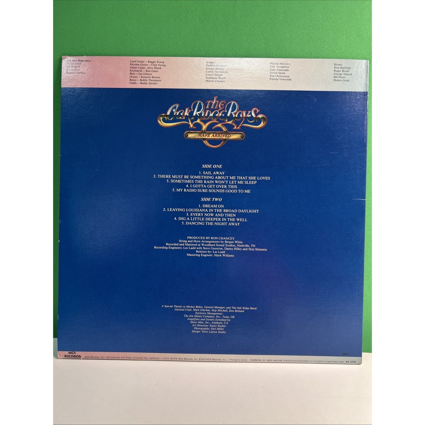 Lot 4 OAK RIDGE BOYS LP Albums Room Service Together Have Arrived Fancy Free