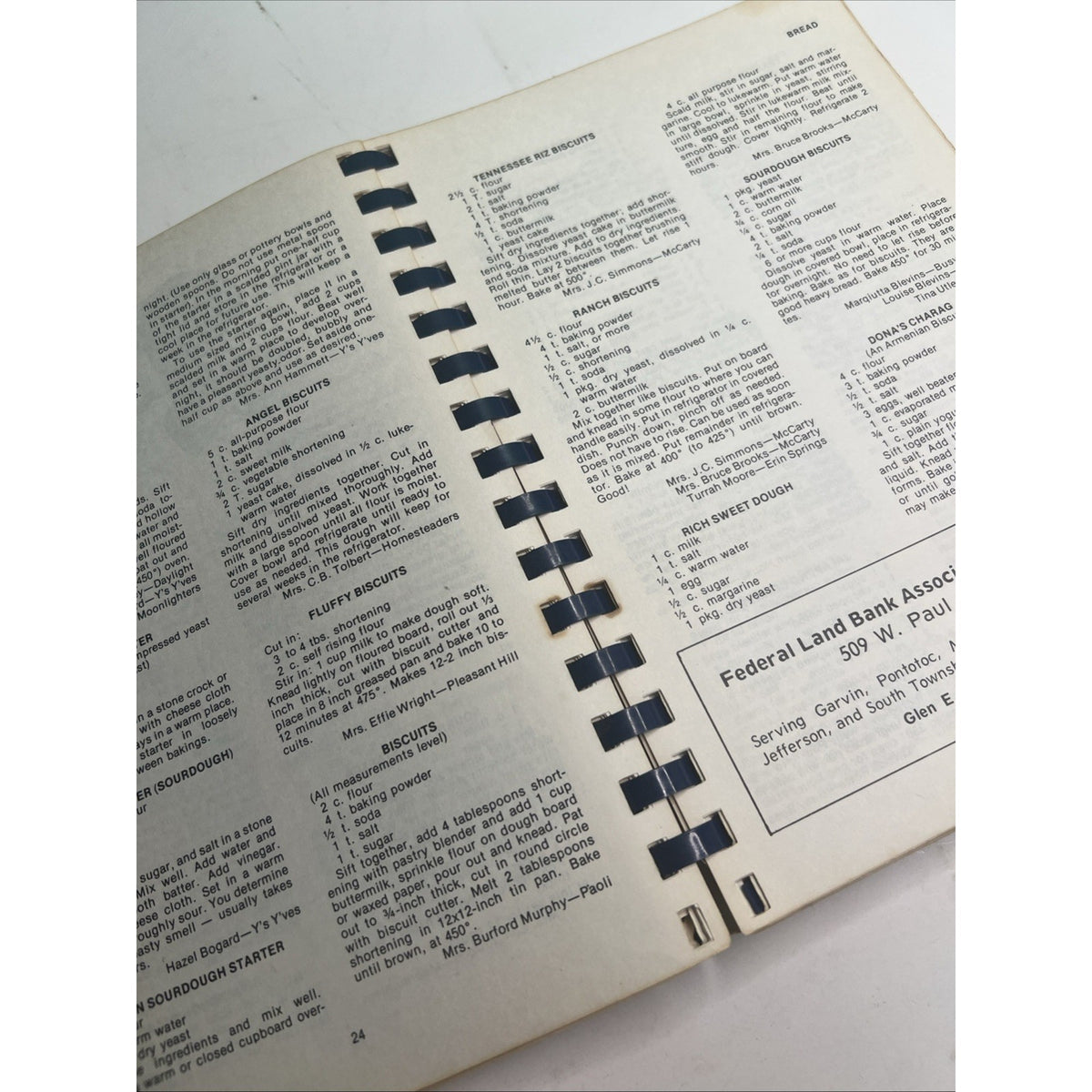 1976 Garvin County Extension Homemakers Bicentennial Recipe Cookbook OK