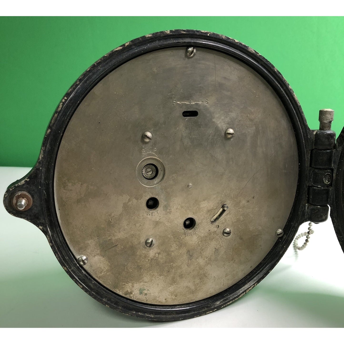 US Navy MARK I - DECK CLOCK 1942 Seth Thomas Bakelite Exterior