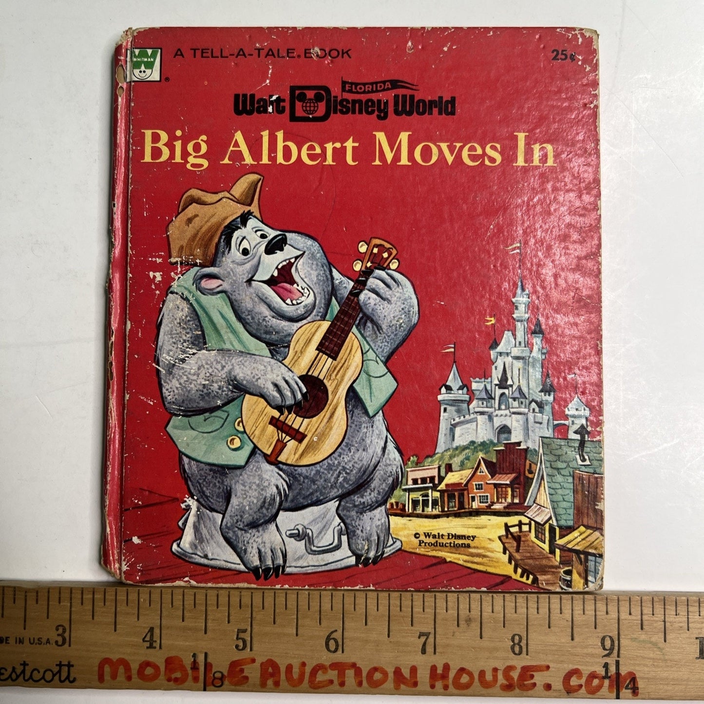 Vintage 1971 Tell-A-Tale Series Walt Disney World Florida Big Albert Moves In