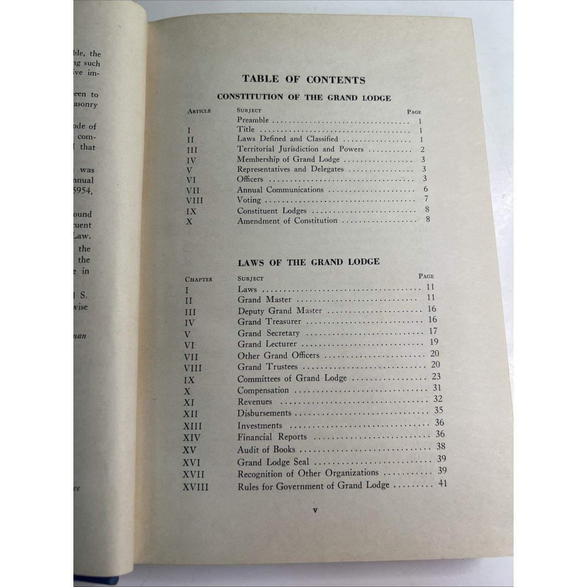 1954 HC Masonic Code of Grand Lodge F&AM of Wisconsin Free & Accepted Masons