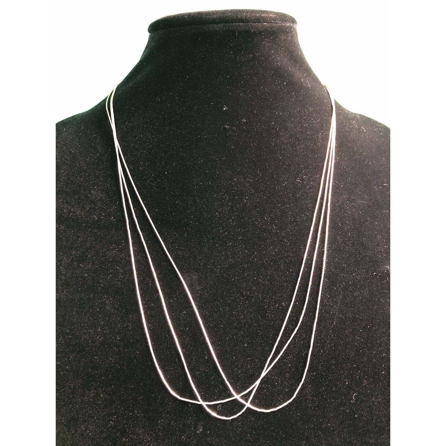 Running Bear Southwestern Liquid Silver 24 In Sterling Silver Necklace