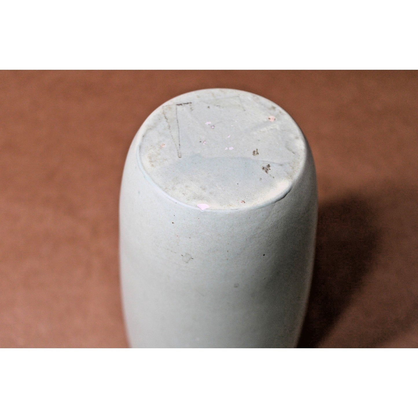 Vintage Haeger Dogwood Vase, Matte Green Raised Relief, 75th Anniversary, 8" H