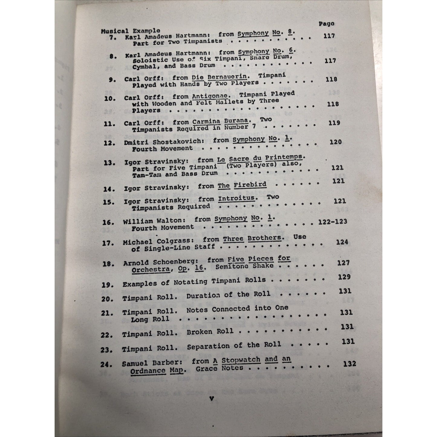 SIGNED Timpani Scoring Techniques In The Twentieth Century John James Papastefan