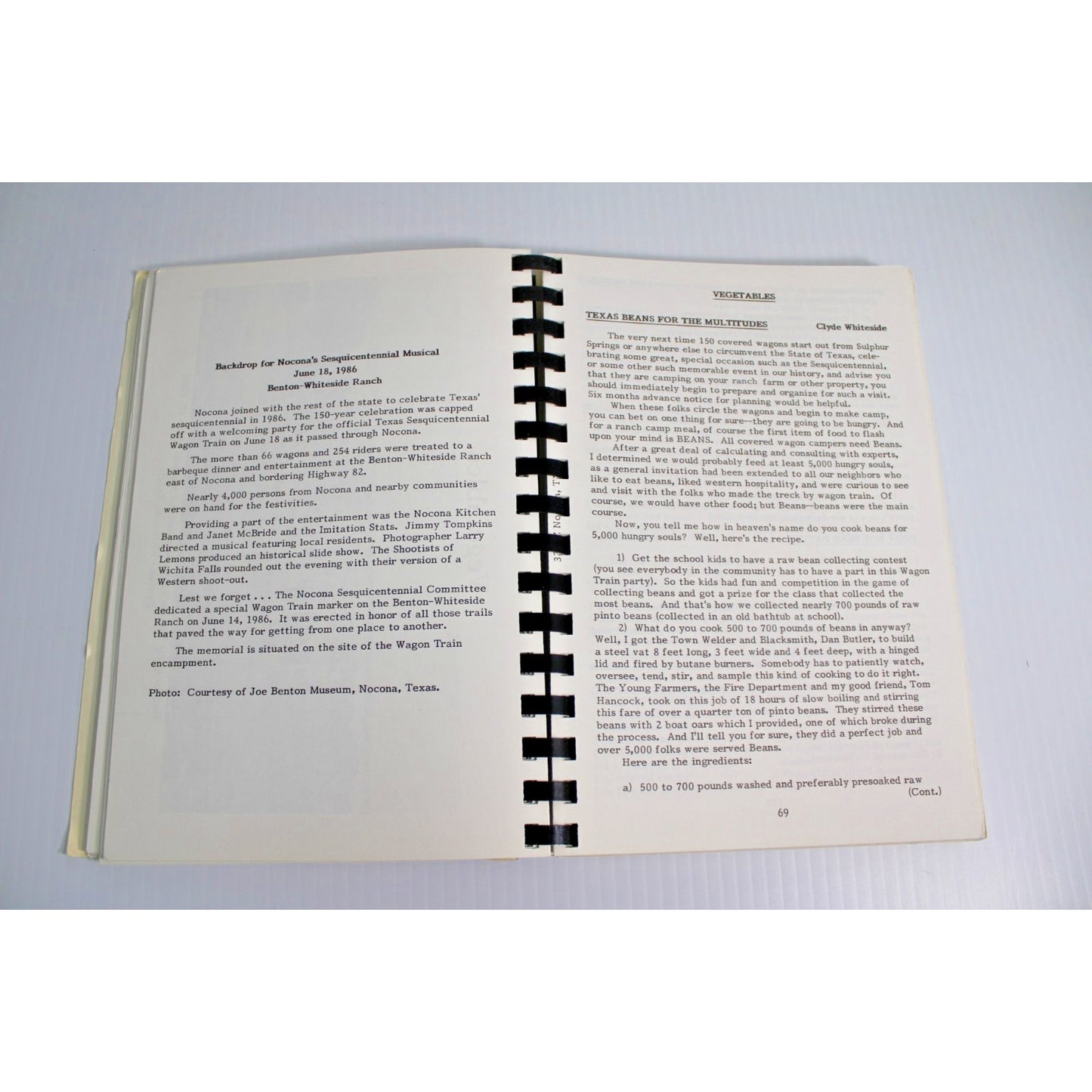 Vintage 1992 Nocona Texas Cookbook- Women of First Presbyterian Church