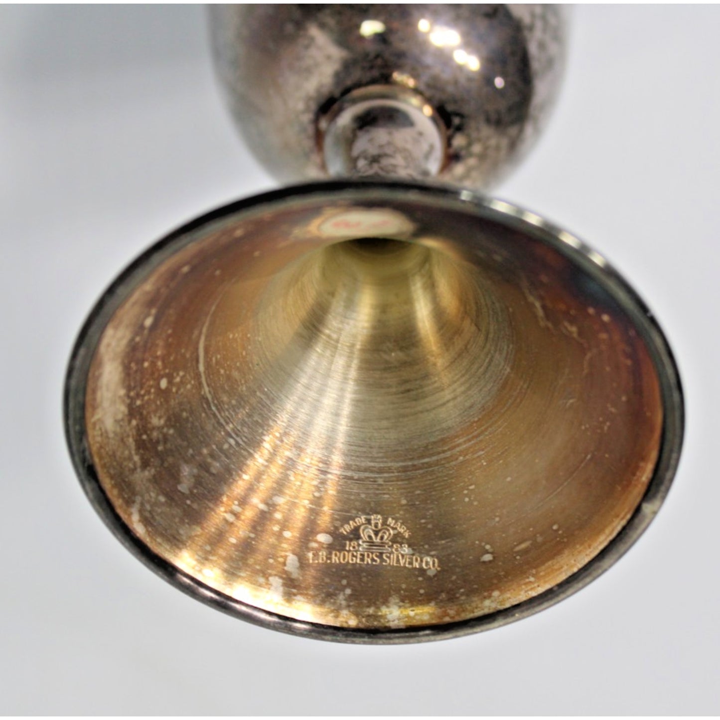 Vintage Silverplate Mobile, Alabama Mardi Gras Goblet Chalice Toasting Cup- 6"H