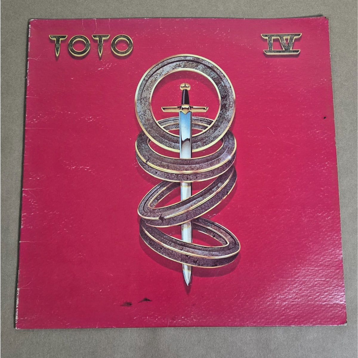 Toto IV 1982 Vinyl LP Promo Stamp Columbia FC 37728 Africa Rosanna