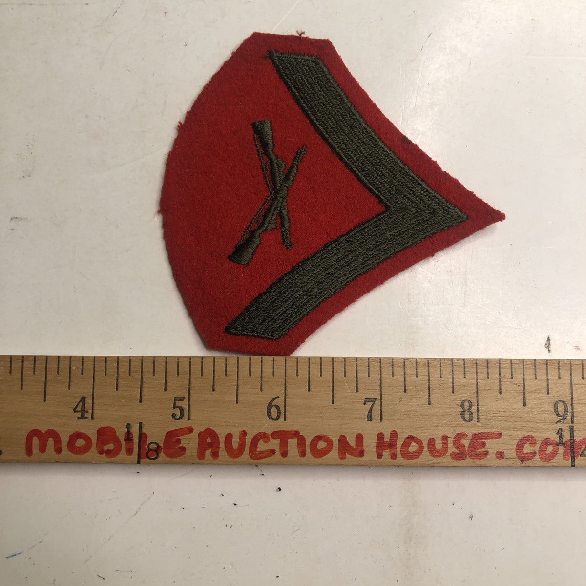 United States Marine Corps USMC Lance Corporal Rank E3 Uniform Insignia Patch