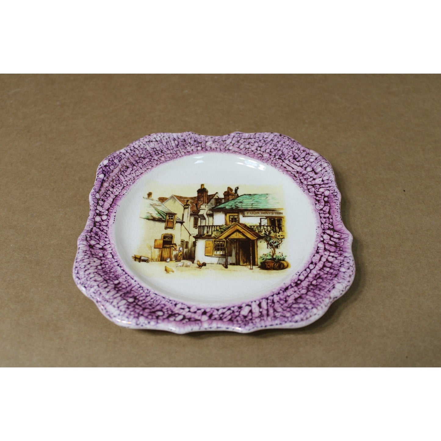 Vintage Lancaster-Sandland English Ware, Hanley, England 6" Plate Transferware