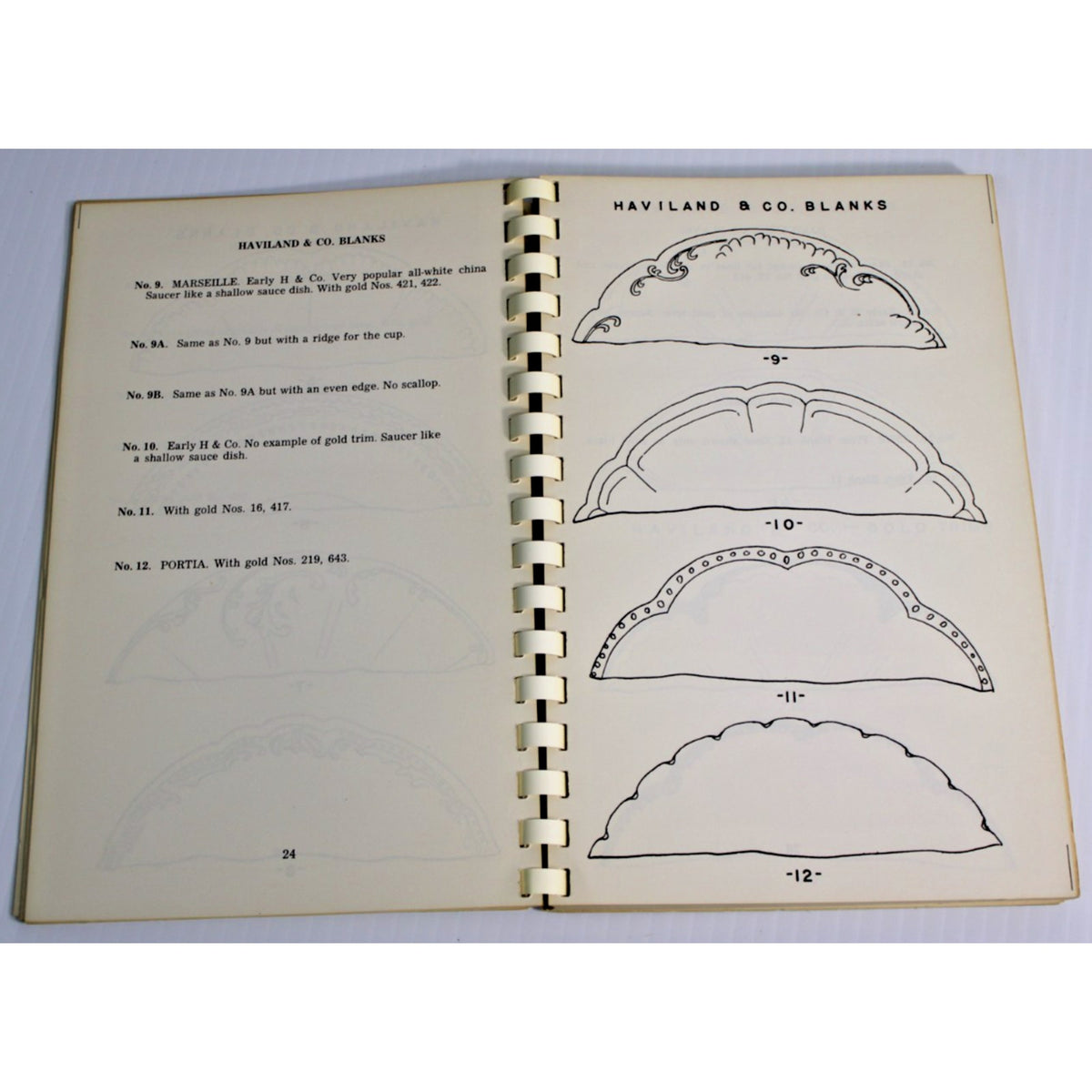Two Hundred Patterns Haviland China Book Two Arlene Schleiger 1952 Reference
