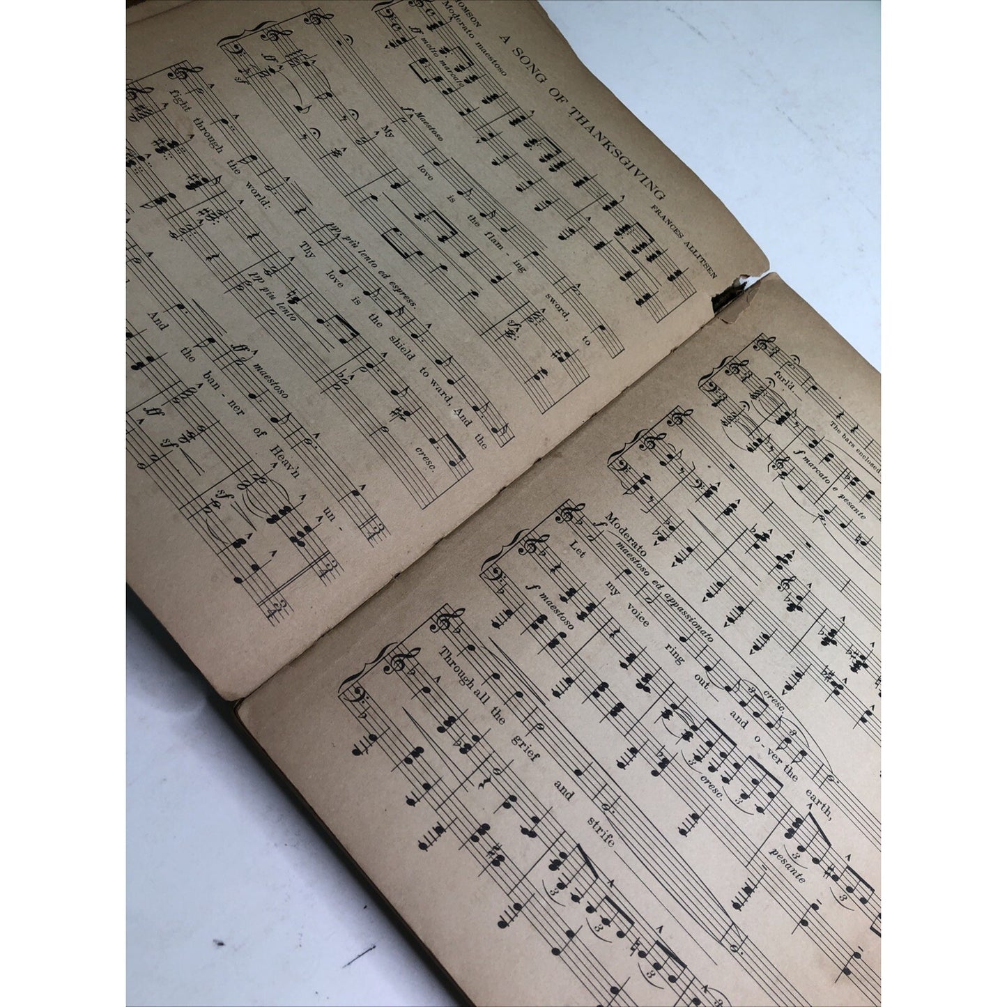 1917 BALLADS THE WHOLE WORLD SINGS MUSIC BOOK Albert E. Wier Famous Composers