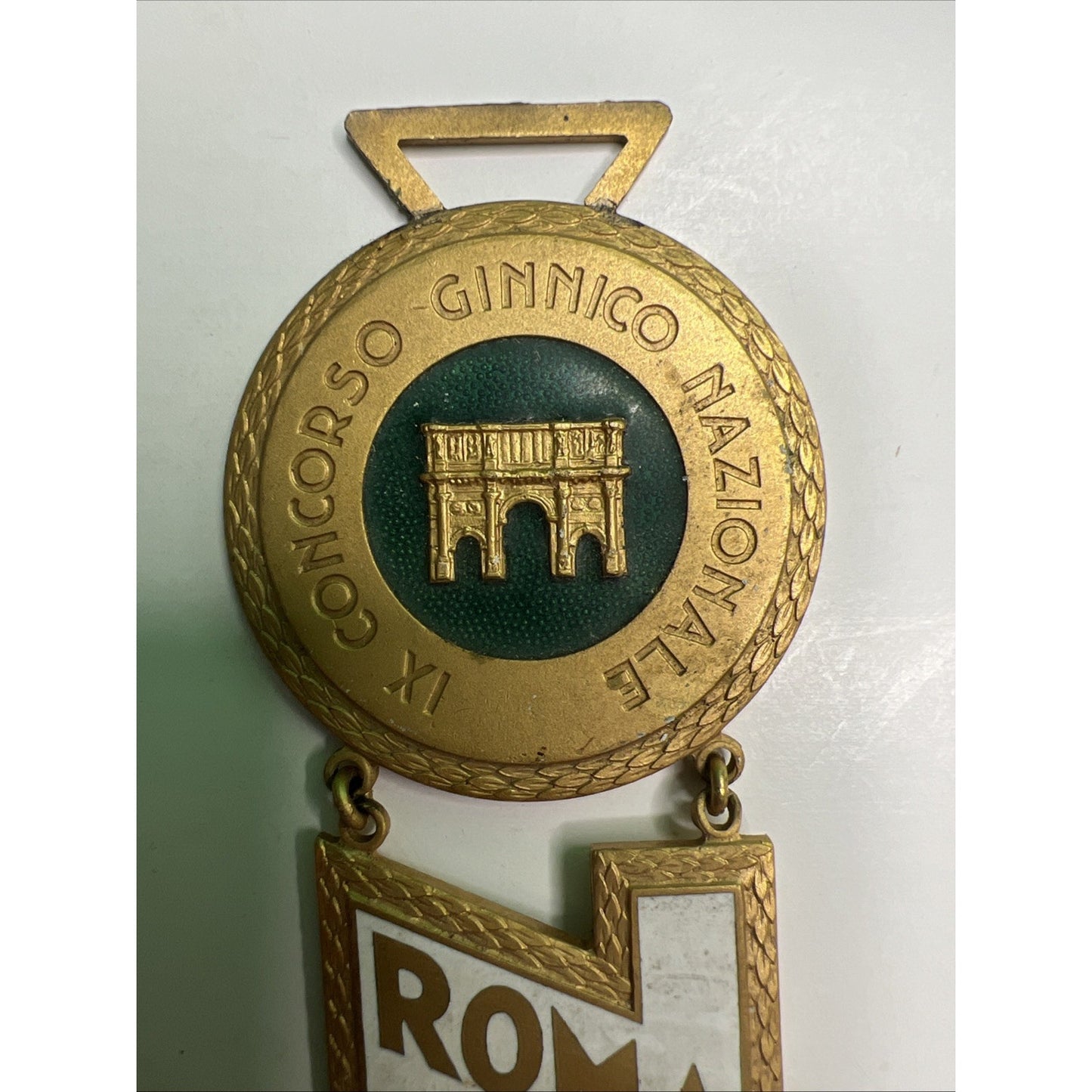 ROMA IX° CONCORSO GINNICO NAZIONALE A.XV° 1937 Italian Medal Award