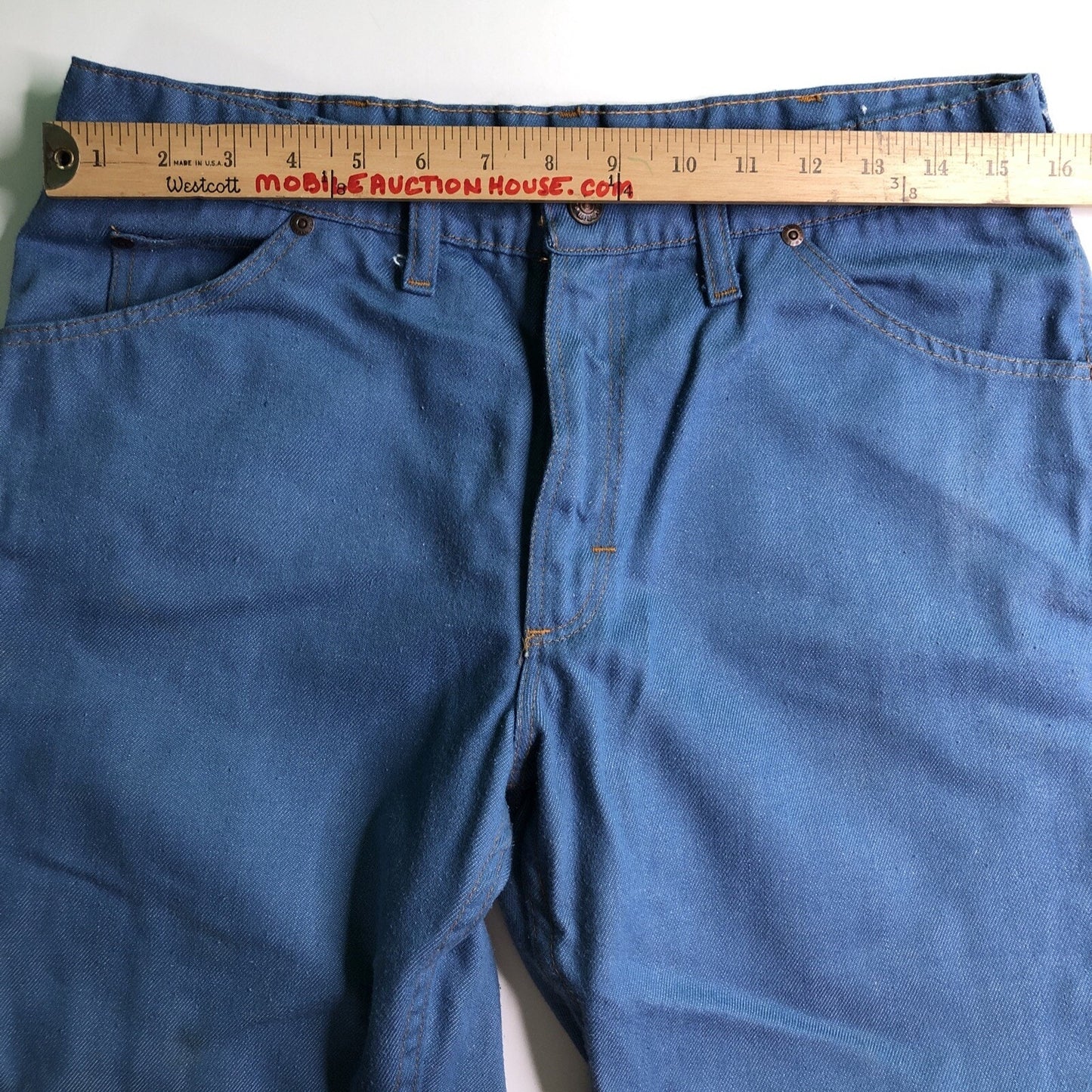 Vintage JC Penney Denim Jeans Size 18 Husky Boot Cut 32x36 Pants 26 Inch Inseam