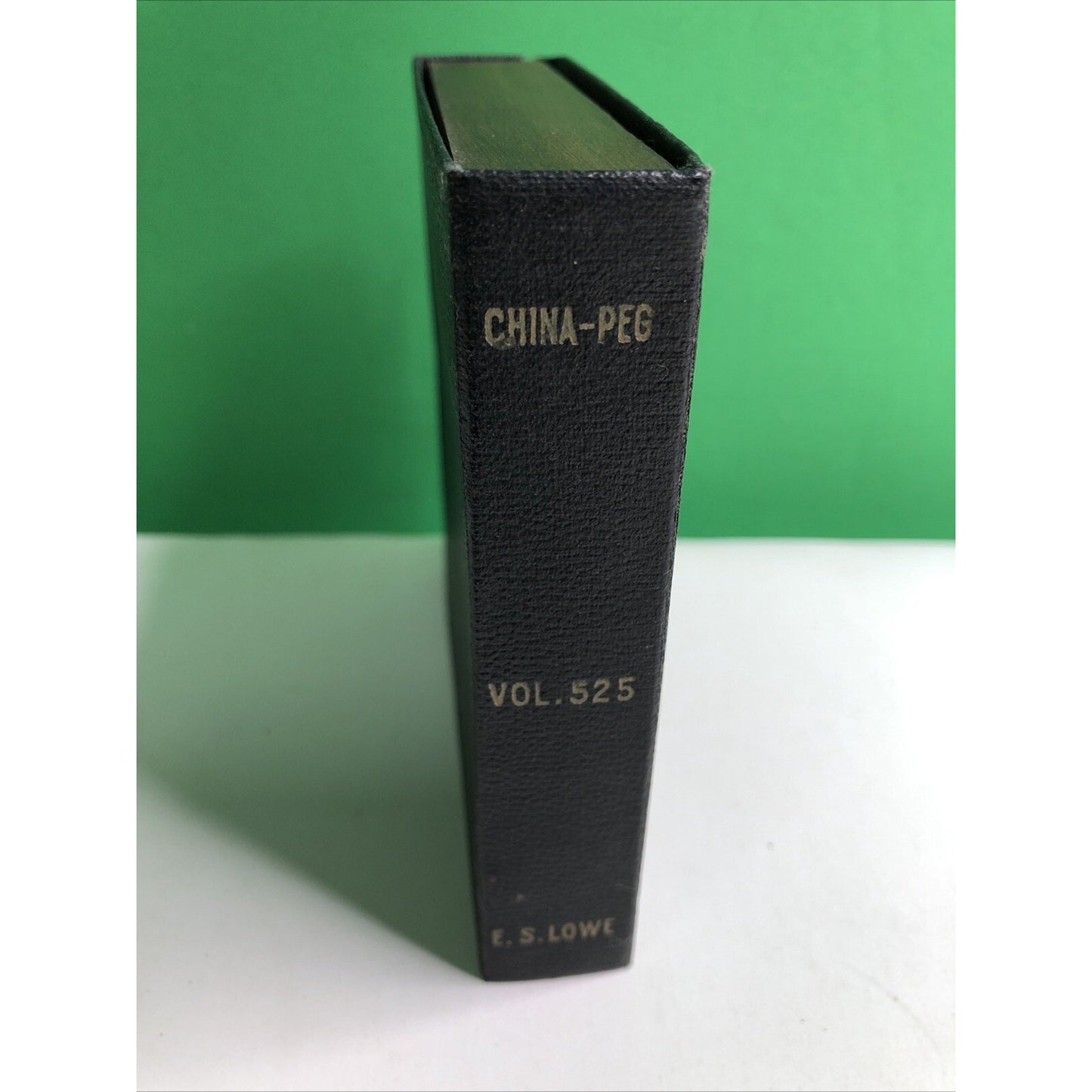 Vintage - 1940's - China Peg Game - E.S. Lowe - Volume 525 - Compact - Travel