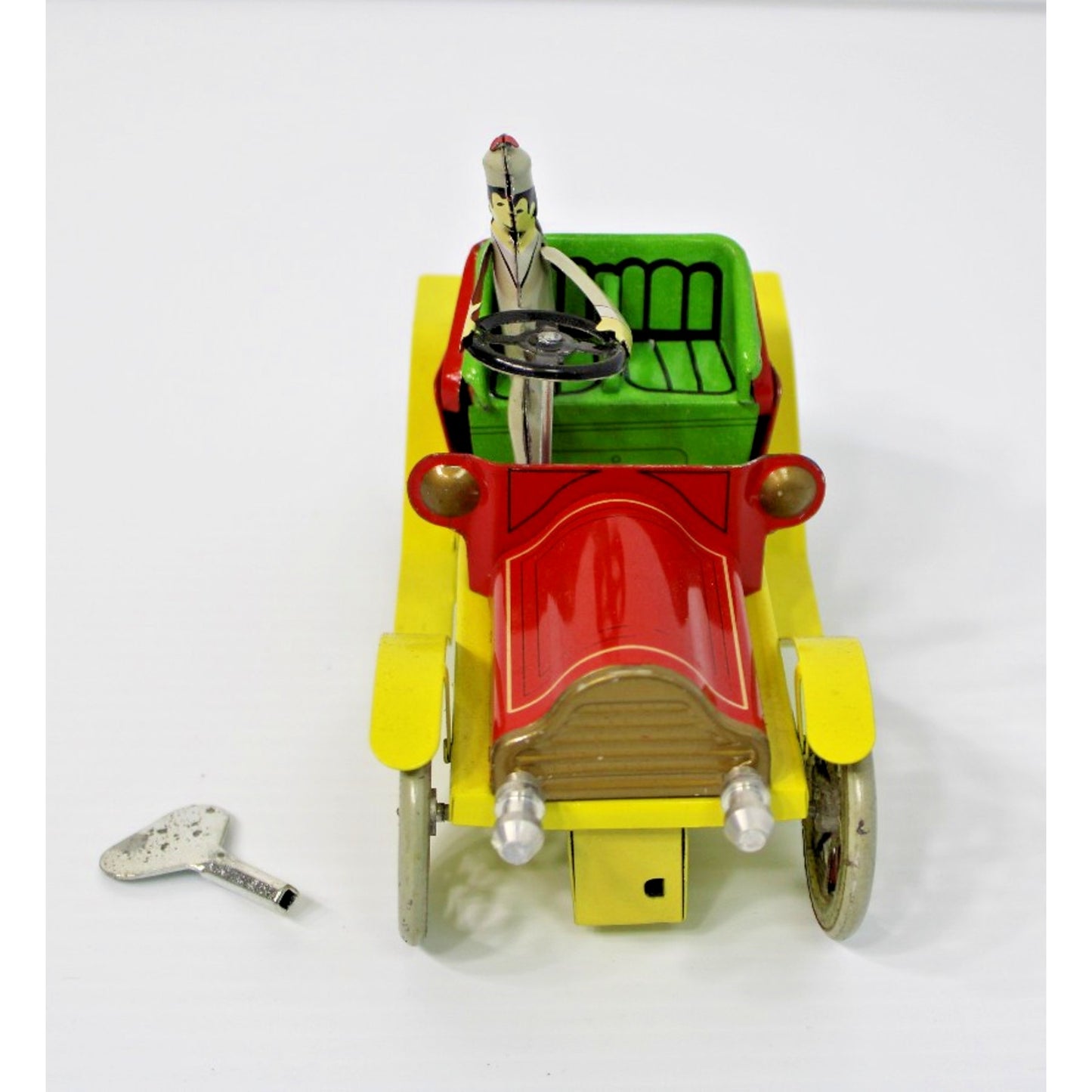 Boxed Wind-up Tin Toy Collectible Car w/ Key MS267- New Old Stock, VTG Nostalgia