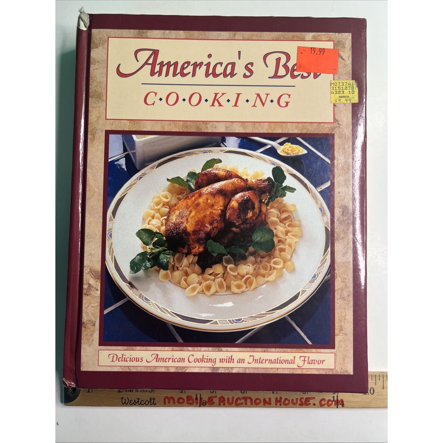 1995 America’s Best Cooking Delicious International Flavor HC Illustrated Gilt