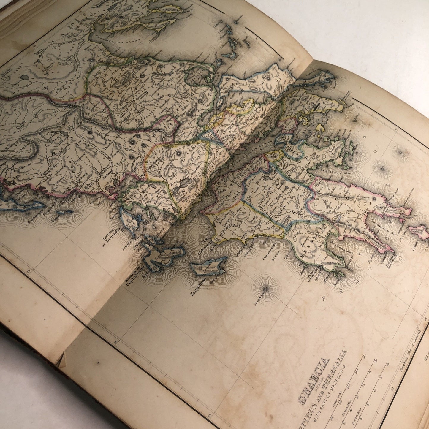 1866 Atlas of Classical Geography George Long William Hughes 26 Plates Index Map