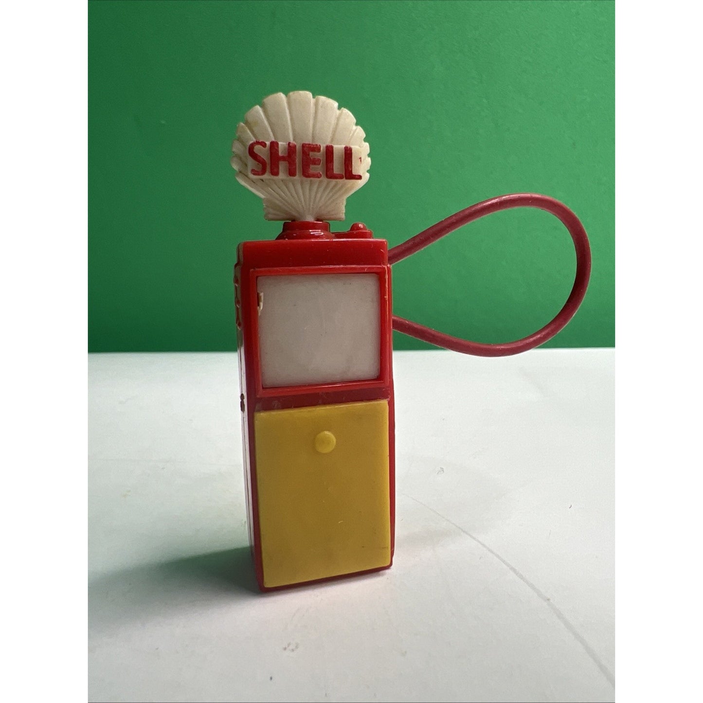 Vintage Shell Gas Pump Service Station Toy Plastic